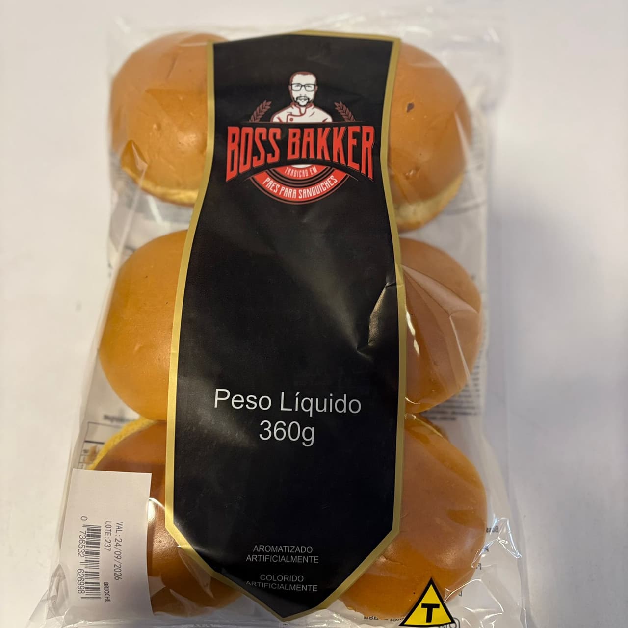 PÃO BRIOCHE 6UN