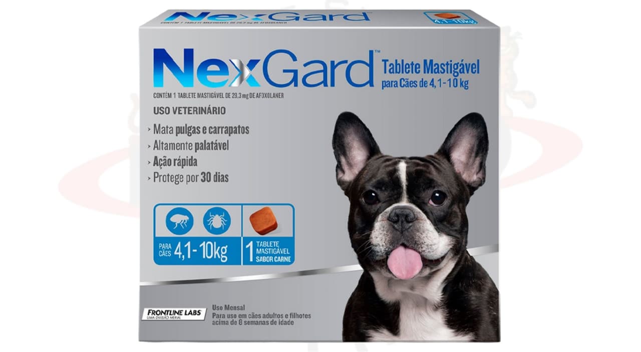 NEXGARD 1,25 GR - M (4,1 A 10 KG - CP AVULSO)